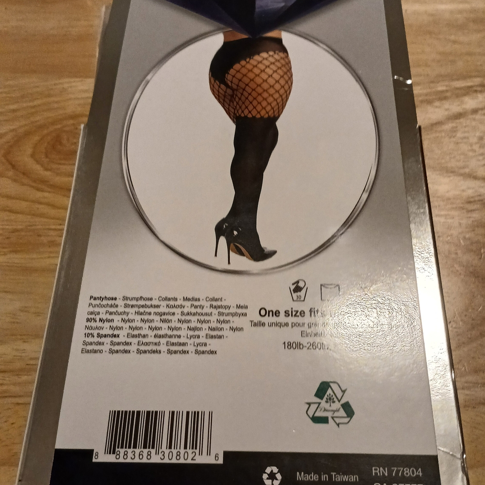 Black Fishnet Tights - Picture 3 of 4